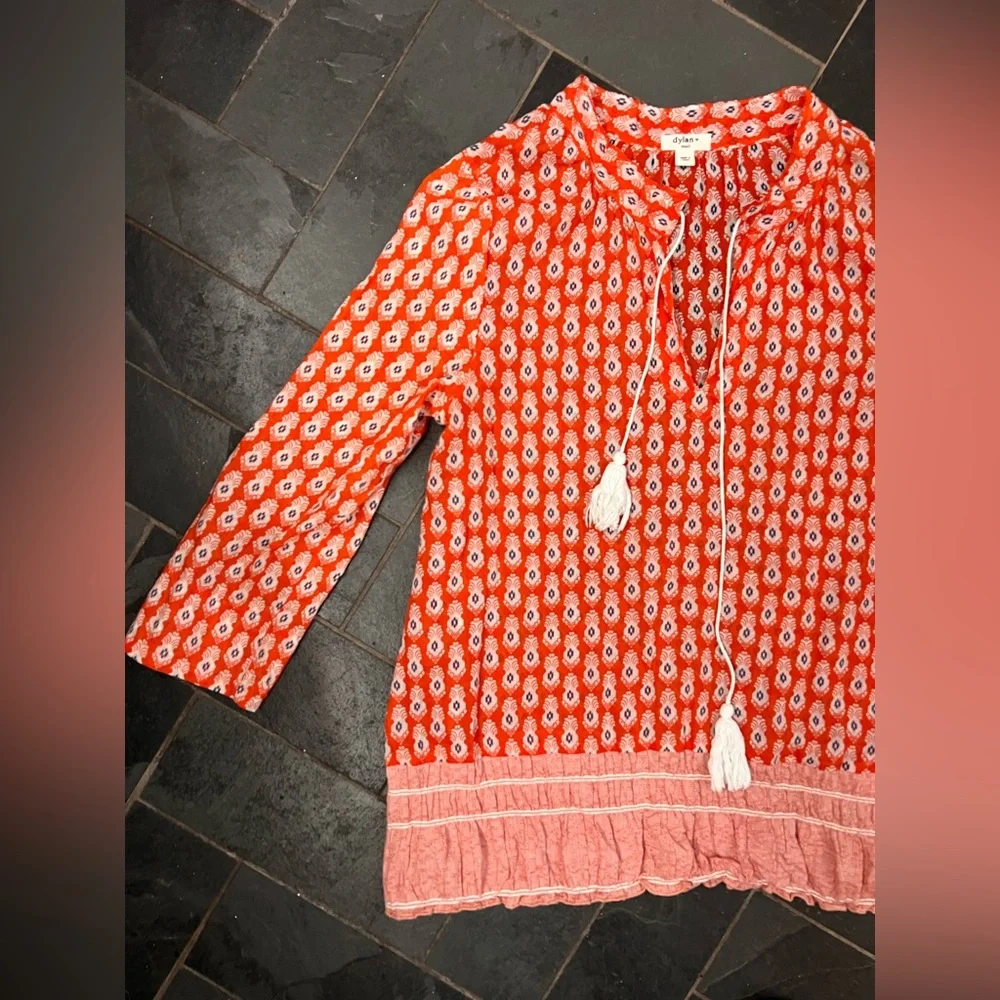 New without tags Dylan Sundance boho peasant top size small - Picture 2 of 3